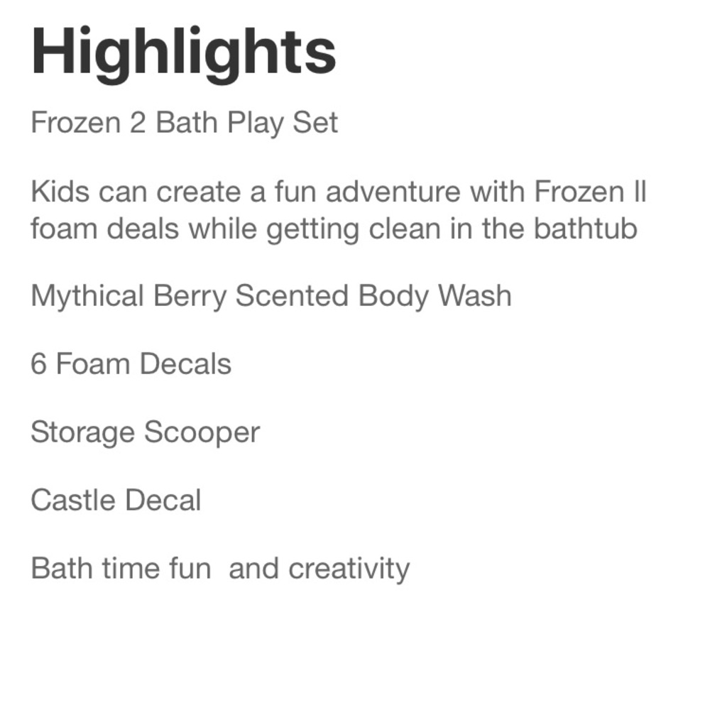 ❣️3/$24 Frozen 2 - Bath Play Set - Picture 6 of 8